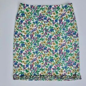 Ralph Lauren Colorful Ditsy Floral Print Mini Skirt Size 2